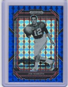 2023 Panini Prizm Draft Picks #55 Joe Namath Prizms Blue Finite #/89 - Picture 1 of 2