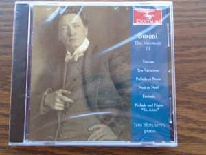Johann Sebastian Bach : Ferruccio Busoni: The Visionary, Vol. 3 CD New Sealed - Picture 1 of 2