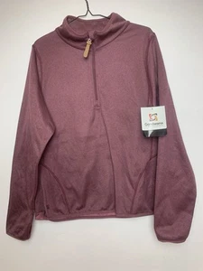 Gondwana Jacket Womens Size 3XL XXXL Dri Fit Slim Sportswear Maroon Quarter Zip - Picture 1 of 8