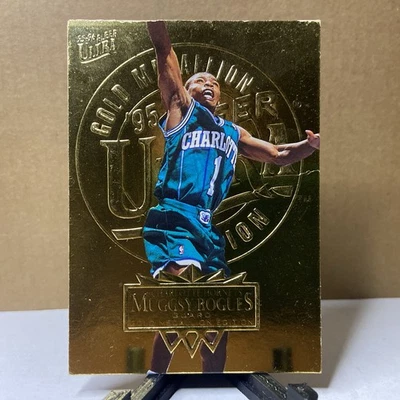 Baloncesto MUGGSY BOGUES 1995-96 Fleer Ultra Gold Medallion Edition #17 Hornets Foto 1 de 4