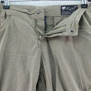 Kuhl Women's Size 10 Cargo Pants Khaki Cotton Blend Outdoor Travel Cargo - Picture 1 of 7
