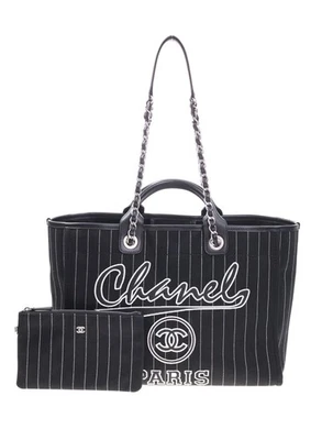 CHANEL DEAUVILLE SPECIAL EDITION A66941B10404 Large Shopper Tote Bag - Image 1 of 4