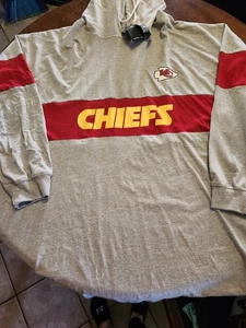 Kansas City Chiefs neu mit Etikett grau/rot Herren 5XL Hoodie leicht Fanatics - Bild 1 von 8