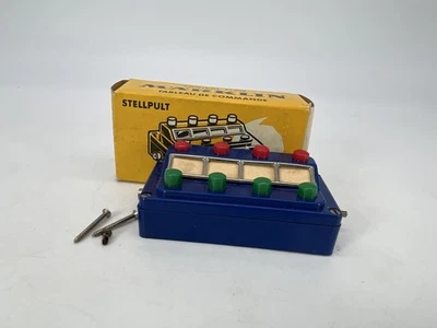 Panel de Control Marklin #7072 Stellpult Azul Rojo Verde 4 Ventanas Hecho en Alemania Foto 1 de 4