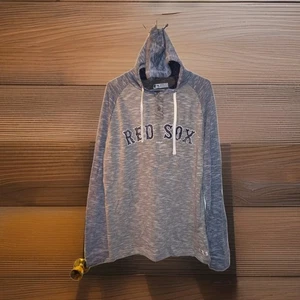 True Fan Boston Red Sox Hoodie Men's Large 44×28 Officially Licensed Stitches - Picture 1 of 16