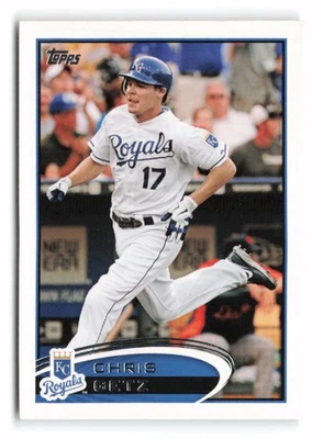 2012 Topps #148a Chris Getz Kansas City Royals - Image 1 of 2
