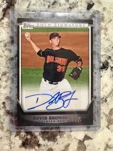 2011 TOPPS MiLB PRO DEBUT AUTO CARD ROCHESTER RED WINGS DAVID BROMBERG #SSA-DBR - Picture 1 of 1