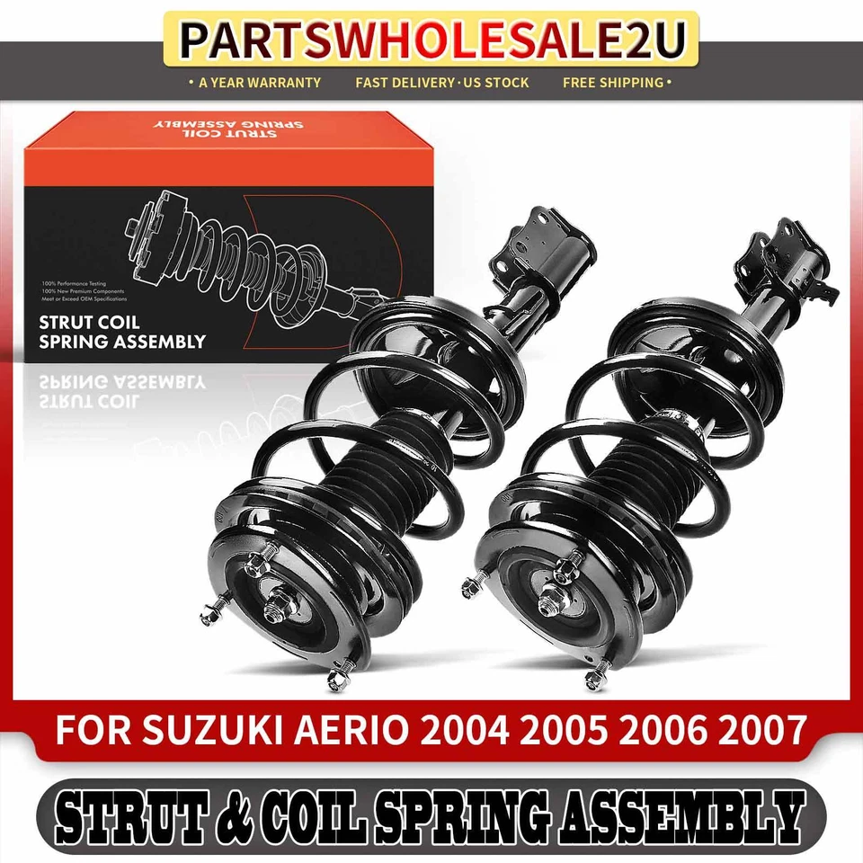 Комплект передних стоек и пружинных пружин в сборе для Suzuki Aerio 2,3 л левая и правая 2 шт. - Изображение 1 из 4