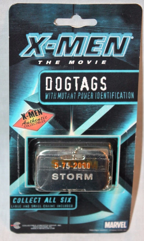 NEW  X-MEN  STORM  DOG TAG   AUTHENTIC COLLECTIBLE MARVEL  2000  - Image 1 of 1