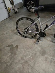 Silver and Purple Lightweight Aluminum Bike (Schwinn GTX3 Bike) - Picture 1 of 8