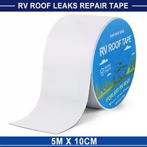 5M Butyl Sealant Tape Leak Cracks Repair Tape Trailer Roof RV Pipe Seal Strips. - Picture 1 of 11
