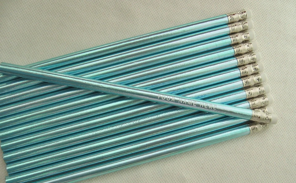 12 lápices personalizados deslumbrantes "Super Rich Foil"  Foto 1 de 1