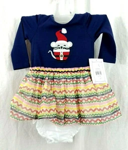 Abito natalizio manica lunga Zulilly Marmellata Natale topolino 12 mesi bambino -NUOVO - Foto 1 di 4