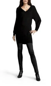 FRENCH CONNECTION black cashmere-blend soft knit jumper NANCY maglia donna M NWT - Foto 1 di 9