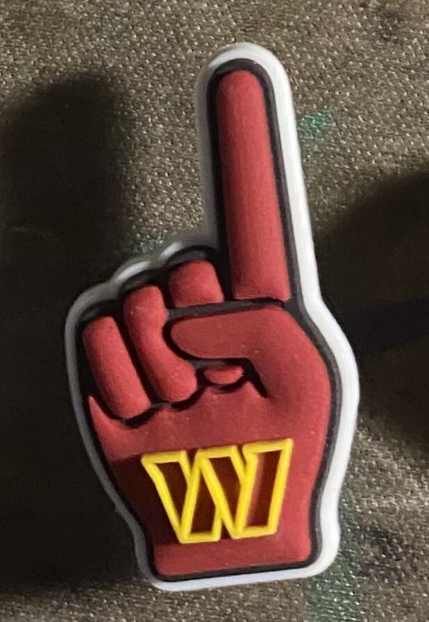 Washington Commanders Silicona Zapato Charm, 5 por $5, leer descripción botón bac Foto 1 de 1