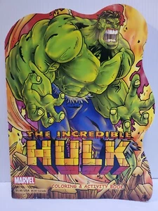 Vintage Marvel The Incredible Hulk Coloring & Activity Book 2003 Die-cut Unused - Imagen 1 de 10