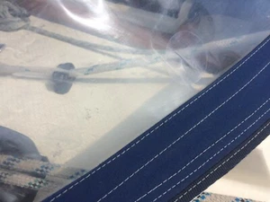 Spray Hood, Tent, Awning Window repair patch set - Transparent window patches - Picture 1 of 3