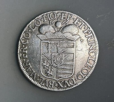 Príncipe-obispado de Lieja Patagonia 1666 KM# 80 VF Foto 1 de 2