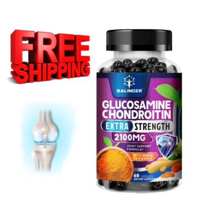 BALINCER Glucosamine and Chondroitin Sulphate MSM Vitamin C - High Strength Joint