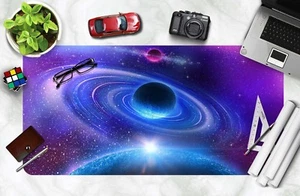 3D Lila Universum 14 Rutschfest Büro Schreibtisch Maus Matte Groß Tastatur Pad - Bild 1 von 7