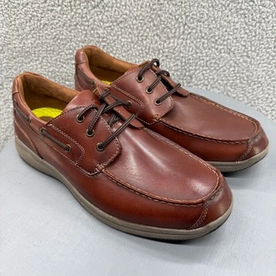 Florsheim Great Lakes Moc Puntera Oxford 113319-275 Zapato Informal Cuero Talla 11 W Usado en Excelente Condición Foto 1 de 4