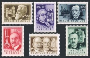 Belgium B573-B578, MNH. Mi 1022-1027. Belgian scientists, 1955. Ernest Solvay, - Picture 1 of 1