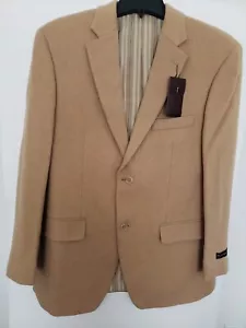 Men brand newBlack Brown 1826 sport coat, color tan, size 42 S,100% camel hair - Picture 1 of 14