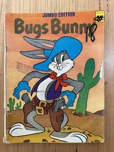 Vintage Comics - Bugs Bunny Jumbo Edition 1961 Warner Bros Comic Black & White - Picture 1 of 5