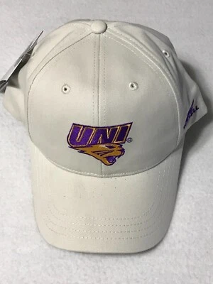 Russell Athletic University Northern Iowa Panthers Embroidered Hat Beige NEW - Image 1 of 4