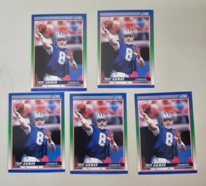 (5) 1990 Score #21 Troy Aikman Dallas Cowboys - Picture 1 of 2