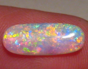 2.1 ct. Opal  - Natural Australian Gem  Opal -- Red multi color - Picture 1 of 9
