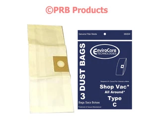 ShopVac Tipo C 8.0 A 9066900 Bolsa Aspiradora Húmeda/Seca Todo Alrededor Floormaster 971-09-00 - Imagen 1 de 11