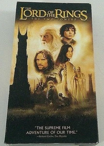 VHS Lord of the Rings The Two Towers 2001 Peter Jackson Elijah Wood Liv Tyler - Picture 1 of 10