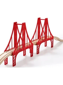 SainSmart Jr. Wooden Train Set Accessories, Double Suspension Bridge Set, wit... - Picture 1 of 4