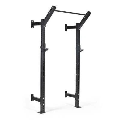 Estante de potencia Titan Fitness serie X-3 alto ahorro de espacio 18 pulgadas D montado en la pared Foto 1 de 4