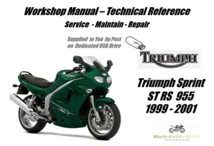 Triumph Sprint RS955 RS 955  Service Repair  Workshop Manual USB 1999 - 2001 - Picture 1 of 9