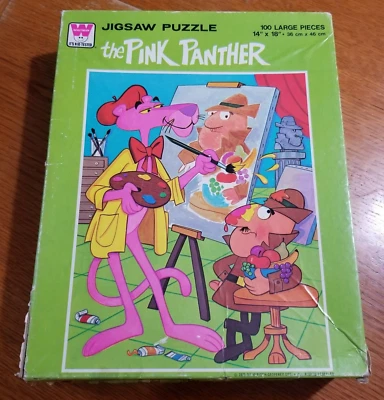 Vintage Whitman The Pink Panther 100 Large Pieces Complete Jigsaw Puzzle 1976 - Image 1 of 4