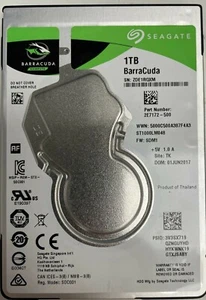 Seagate Barracuda Green ST1000LM048 1TB 2.5" SATA Laptop Hard Drive - Afbeelding 1 van 1