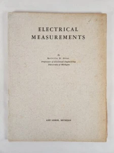 1959 Electrical Measurements by Melville B. Stout Honeywell (Paperback) - Imagen 1 de 10