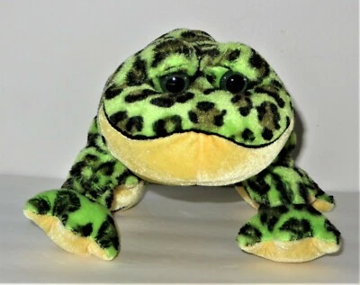 GANZ WEBKINZ HM114 Bull Frog 9 Inches Stuffed Animal Plush Toy - Image 1 of 4