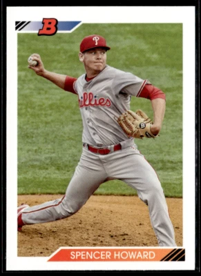 2020 Bowman Heritage #BHP55 Spencer Howard Phillies - Image 1 of 2