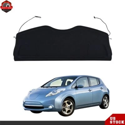 Rear Trunk Cargo Cover Protector Black For Nissan Leaf 2013 2014 2015 2016 2017 Foto 1 de 4
