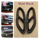 Car Exhaust Pipe Tail Cover Trim Matt Black For Mercedes W213 W205 W205 W176 CLA