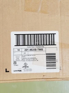 NEW Leviton 49258-TWB Tie Wrap Bar (19-inch Wide, 1.0-inch High, 1.5-inch Deep) - Picture 1 of 5