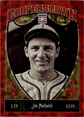 2013 Panini Cooperstown Red Crystal #35 Joe Medwick /399 - BB - Image 1 of 2