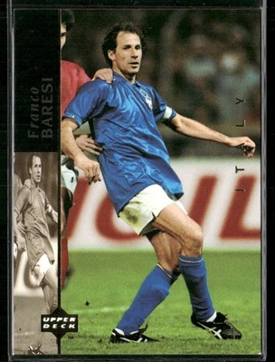 Copa Mundial Upper Deck 1993 vista previa superestrella inglesa/española inserción Franco Baresi Foto 1 de 2