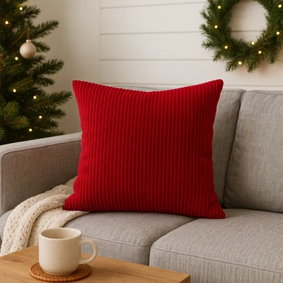 Kissenbezug 40X40 in 22 Größen Cord Samt Kissenhülle Dekokissen Kissen Velvet15 - Bild 1 von 4