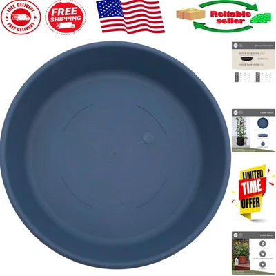 Bandeja redonda duradera para maceta - Platillo resistente a la intemperie de 10 pulgadas para cualquier ajuste Foto 1 de 4