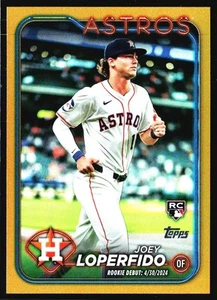 2024 Topps Gold Foil Joey Loperfido Houston Astros #US147 - Foto 1 di 2