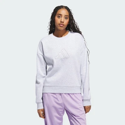 adidas women Seasonal Essentials Pearls Graphic Sweatshirt - Image 1 of 4